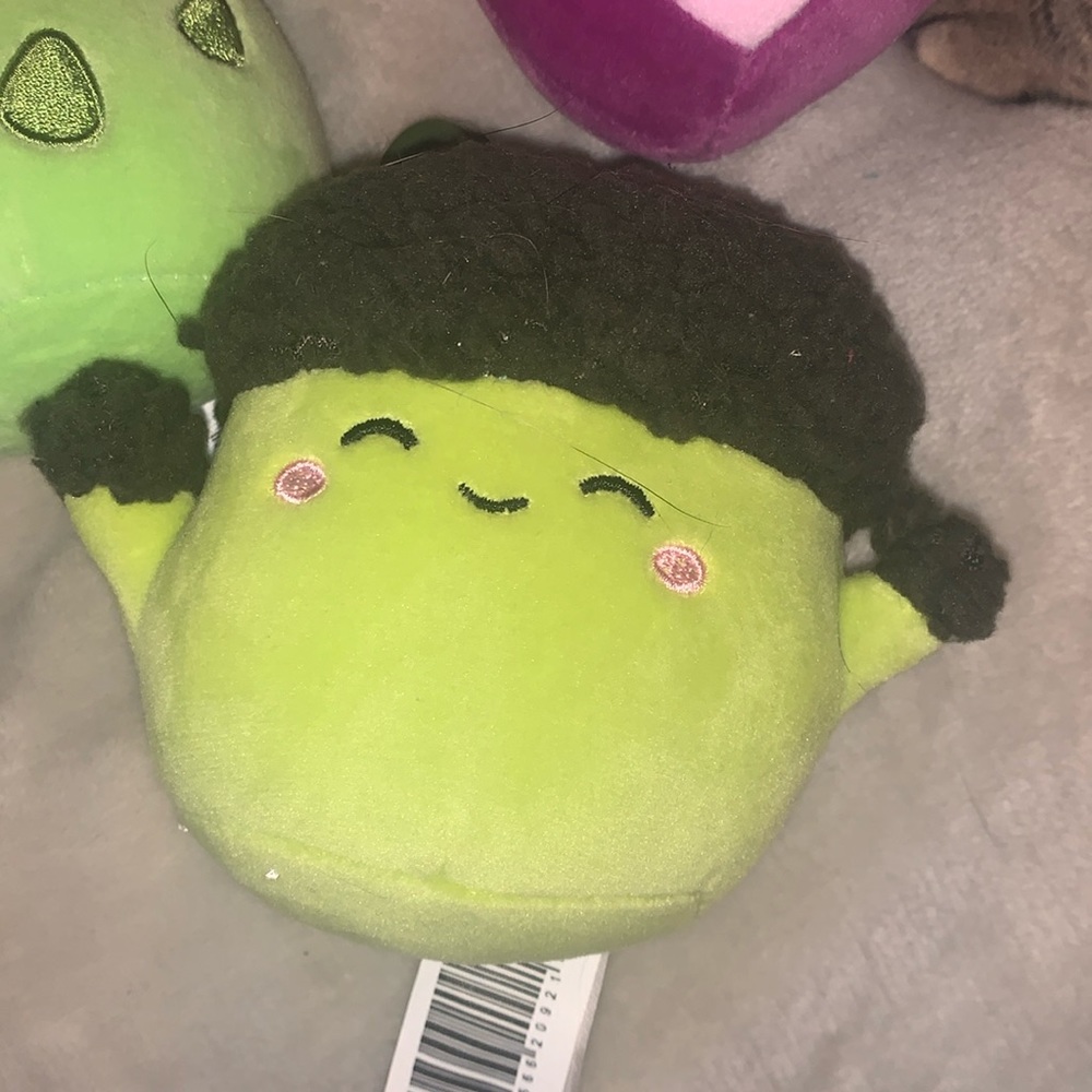 Nash broccoli squishmallow clip